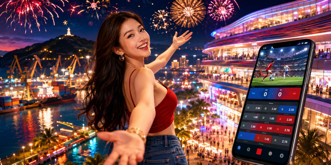 Không khí lễ hội sôi động tại Vũng Tàu, nơi người chơi trải nghiệm cá cược di động trong dịp hội hè